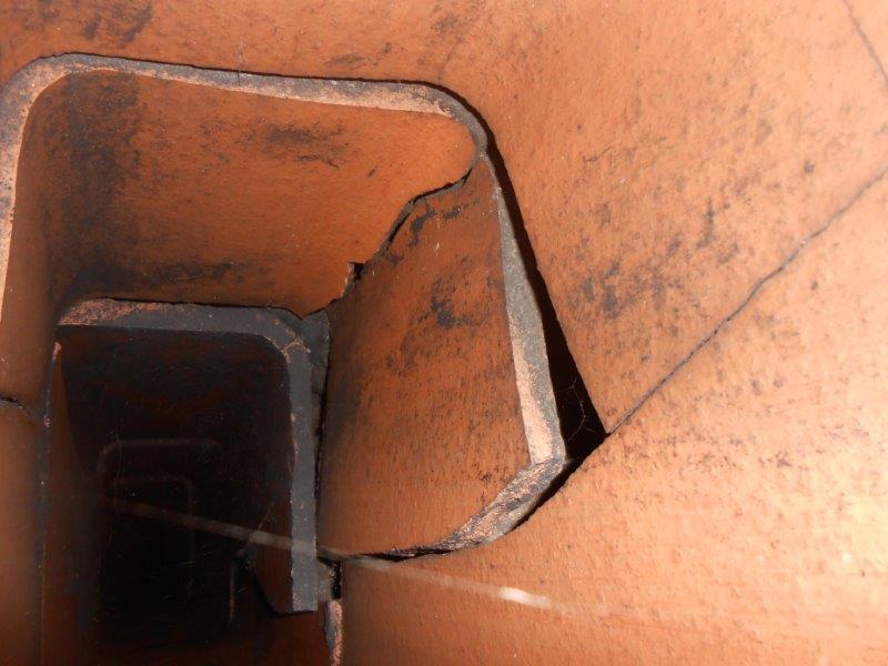 damaged chimney liner repairs