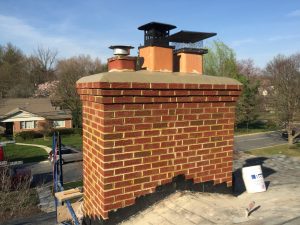 chimney repairs concrete chimney crown