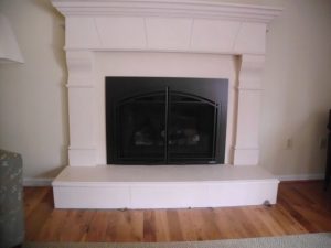 gas fireplace installed