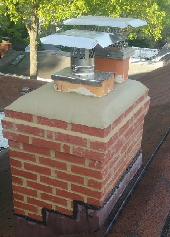 cast in place chimney crown