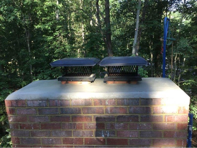 chimney crown repaired in Columbia, MD