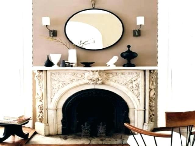 mirror fireplace decoration