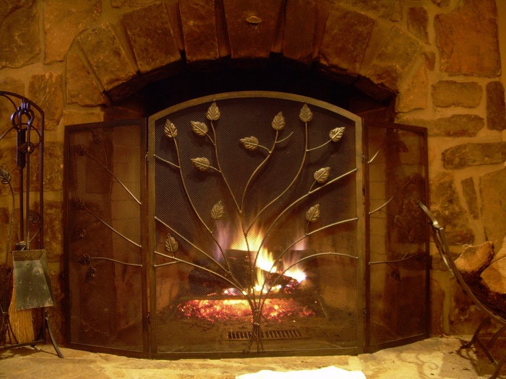 fireplace safety screen