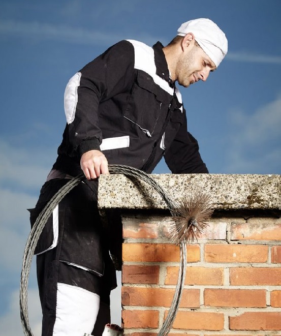 chimney sweep technician