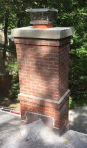 repaired chimney