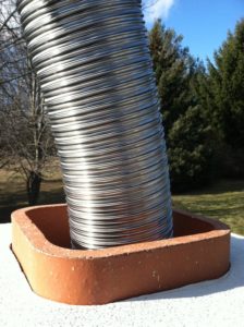chimney liner repaired