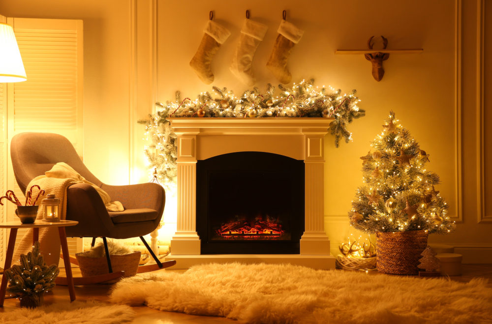 Fireplace mantel decorations